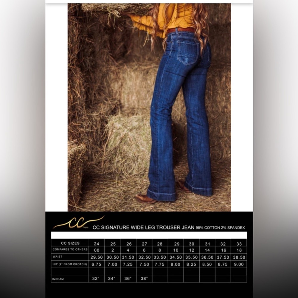 CC Western Trouser Jeans 28 x 34